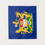 Vlag van de autonome beweging Hongkong - 龍 港 獅港旗]] Wandkleed (Voorkant)