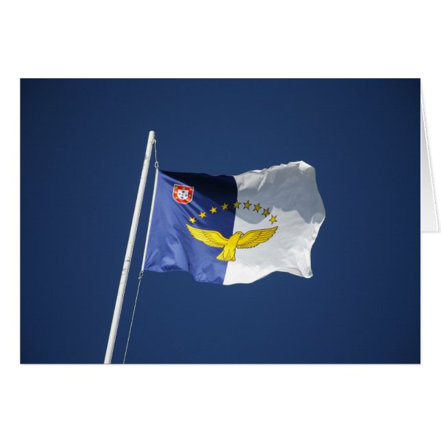vlag van de Azoren (Voorkant Horizontaal)