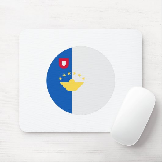 vlag van de Azoren Muismat (Met muis)