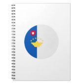 vlag van de Azoren Notitieboek (Voorkant)