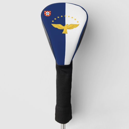 Vlag van de Azoren, Portugal Golfheadcover (Voorkant)