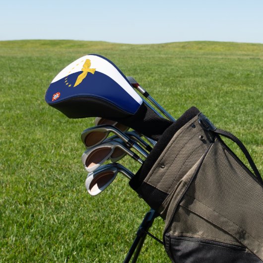 Vlag van de Azoren, Portugal Golfheadcover (Insitu)