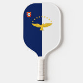 Vlag van de Azoren, Portugal Pickleball Paddle (Achterkant)