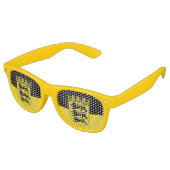 Vlag van de Baden-Württemberg Retro zonnebril (Gekanteld)