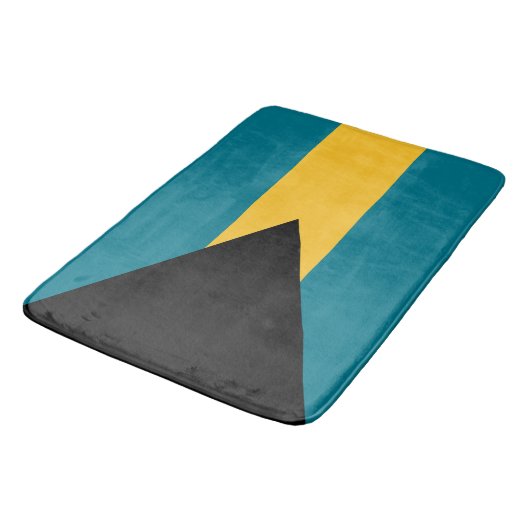 Vlag van de Bahama's Badmat (Gekanteld)