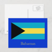 Vlag van de Bahama's Briefkaart (Voorkant / Achterkant)