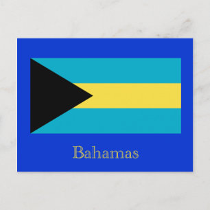 Vlag van de Bahama's Briefkaart