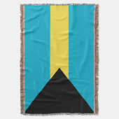 Vlag van de Bahama's Deken (Voorkant Verticaal)