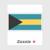 Vlag van de Bahama's (Gemenebest van de Bahama's) Sticker (Vel)