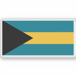 Vlag van de Bahama's (Gemenebest van de Bahama's) Sticker