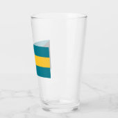 Vlag van de Bahama's Glas (Links)