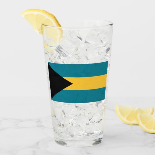 Vlag van de Bahama's Glas (Voorkant ijs)