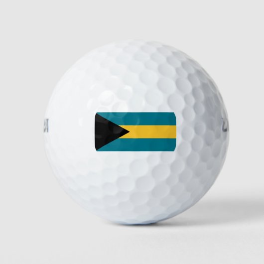 Vlag van de Bahama's Golfballen (Voorkant)