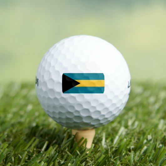 Vlag van de Bahama's Golfballen (Insitu Shirt)