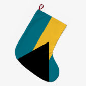 Vlag van de Bahama's Grote Kerstsok (Voorkant (Hangend))