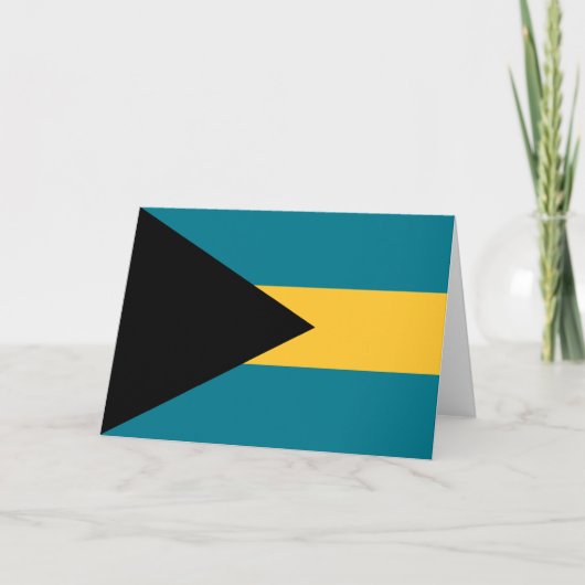 Vlag van de Bahama's Kaart (Voorkant)