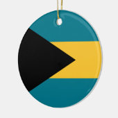 Vlag van de Bahama's Keramisch Ornament (Links)