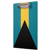 Vlag van de Bahama's Klembord (Links)