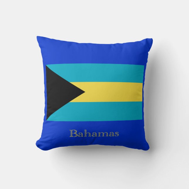 Vlag van de Bahama's Kussen (Voorkant)