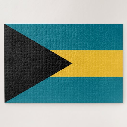 Vlag van de Bahama's Legpuzzel (Horizontaal)