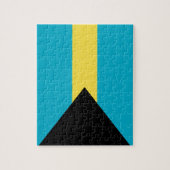 Vlag van de Bahama's Legpuzzel (Verticaal)