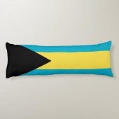 Vlag van de Bahama's Lichaamskussen (Achterkant)