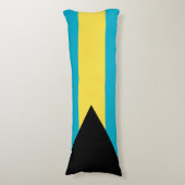 Vlag van de Bahama's Lichaamskussen (Voorkant Verticaal)