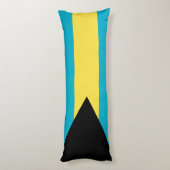 Vlag van de Bahama's Lichaamskussen (Achterkant (Verticaal))