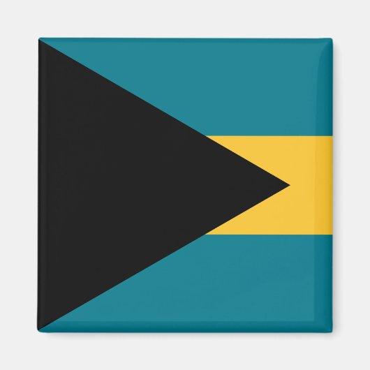 Vlag van de Bahama's Magneet (Voorkant)