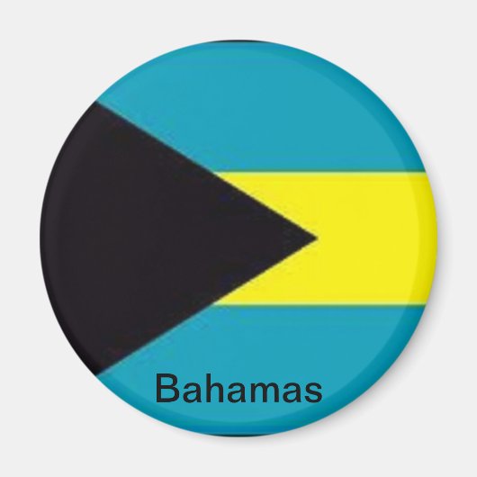 Vlag van de Bahama's Magneet (Voorkant)