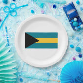Vlag van de Bahama's Papieren Bordje (Feest)