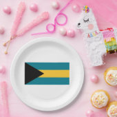 Vlag van de Bahama's Papieren Bordje (Feest)