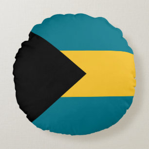 Vlag van de Bahama's Rond Kussen
