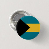 Vlag van de Bahama's Ronde Button 3,2 Cm (Voorkant /achterkant)