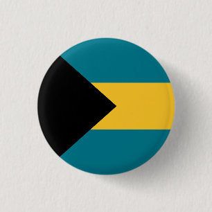 Vlag van de Bahama's Ronde Button 3,2 Cm
