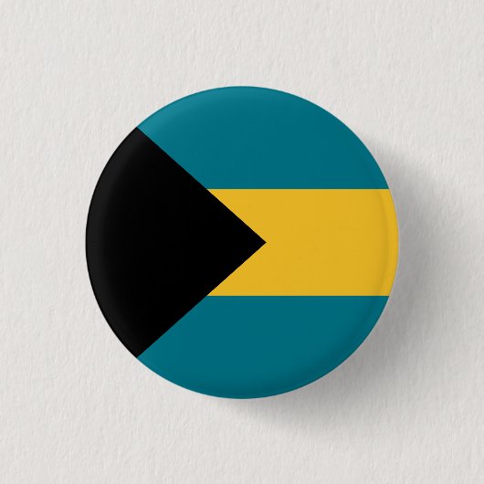 Vlag van de Bahama's Ronde Button 3,2 Cm (Voorkant)