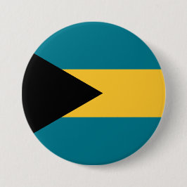 Vlag van de Bahama's Ronde Button 7,6 Cm