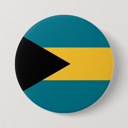 Vlag van de Bahama's Ronde Button 7,6 Cm (Voorkant)