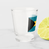 Vlag van de Bahama's Shot Glas (Links)