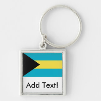 Vlag van de Bahama's Sleutelhanger