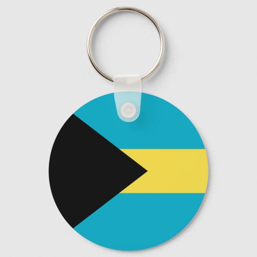 Vlag van de Bahamas Sleutelhanger (Voorkant)