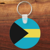 Vlag van de Bahamas Sleutelhanger (Voorkant)