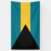 Vlag van de Bahama's Spandoek (Verticaal)