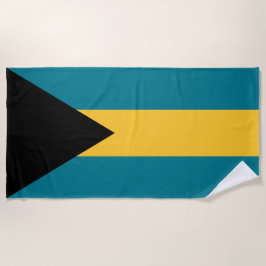Vlag van de Bahama's Strandlaken
