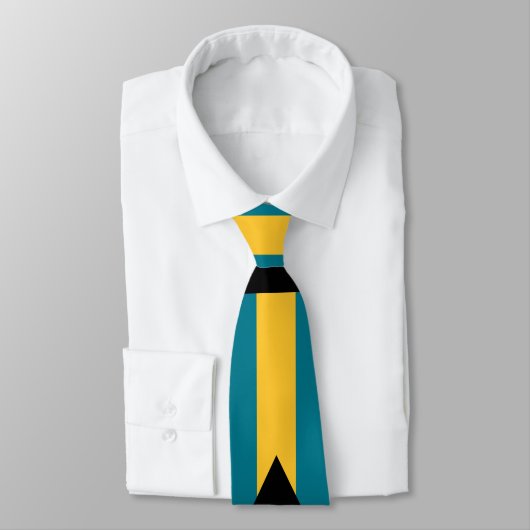 Vlag van de Bahama's Stropdas (Gebonden)