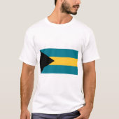 Vlag van de Bahama's T-shirt (Voorkant)