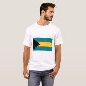 Vlag van de Bahama's T-shirt (Voorkant volledig)