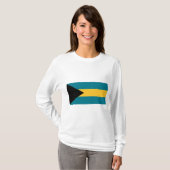 Vlag van de Bahama's T-shirt (Voorkant volledig)