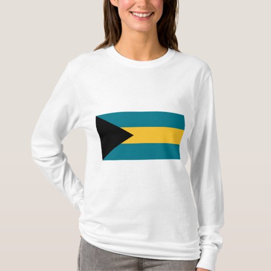 Vlag van de Bahama's T-shirt (Voorkant)