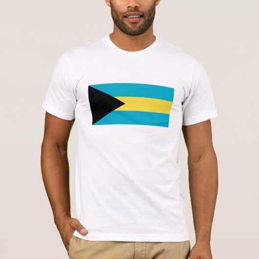 Vlag van de Bahama's T-shirt (Voorkant)